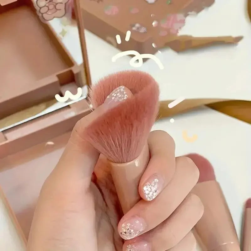 Luvia Reise-Make-up Pinselset – 5-teilig, mit Etui & Spiegel