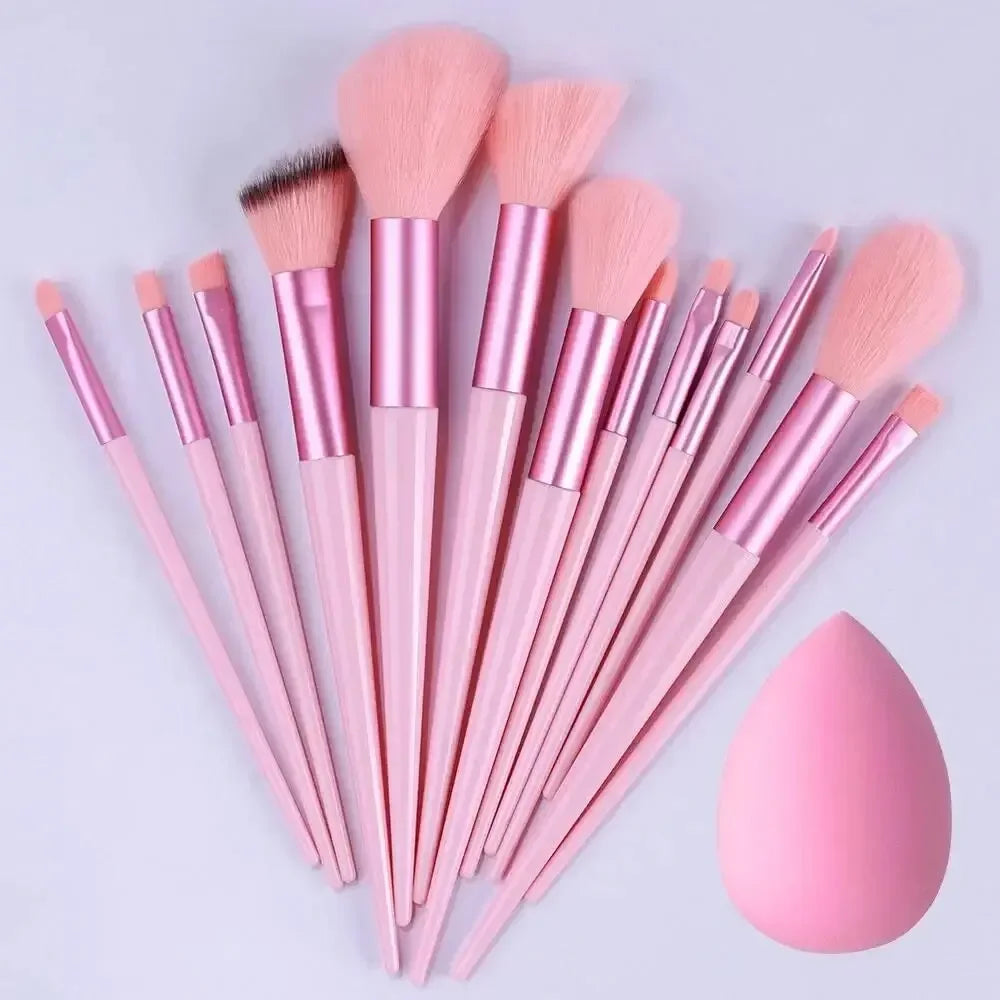 Luvia Make-up Pinselset – Weiche Profi-Pinsel für Foundation, Puder & Lidschatten