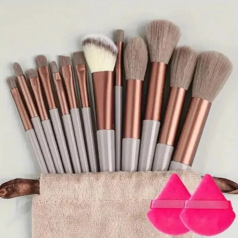 Luvia Make-up Pinselset – Weiche Profi-Pinsel für Foundation, Puder & Lidschatten