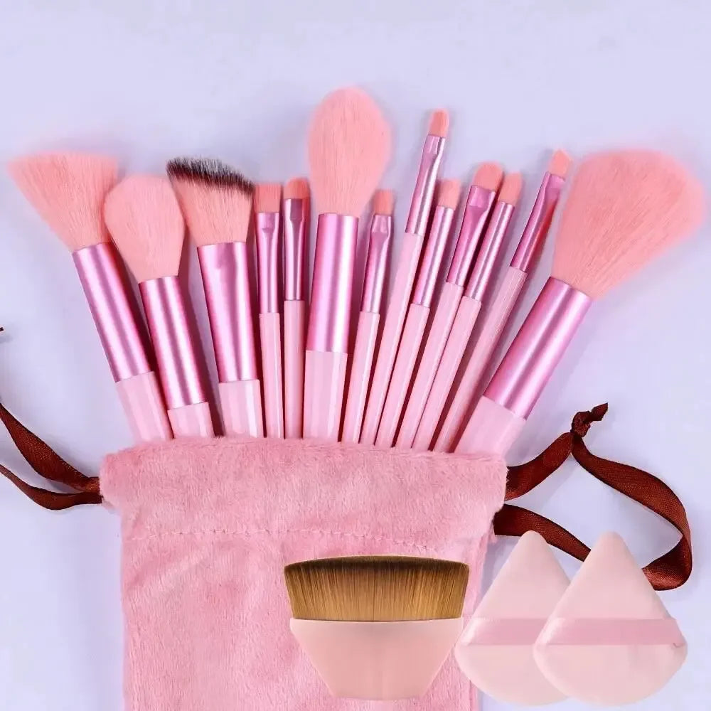 Luvia Make-up Pinselset – Weiche Profi-Pinsel für Foundation, Puder & Lidschatten