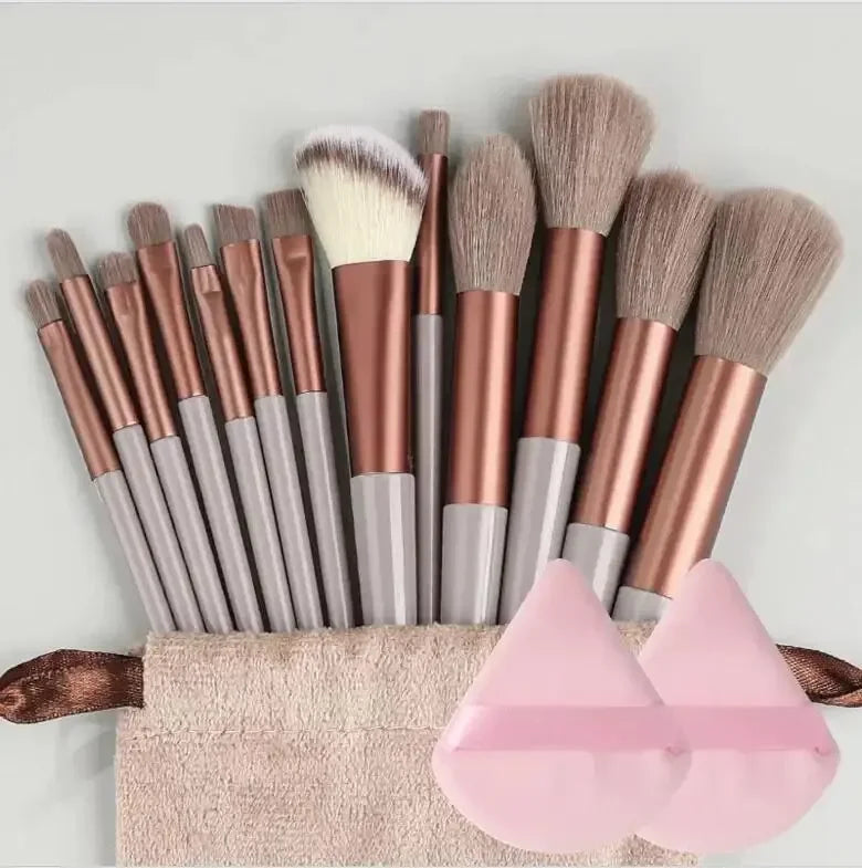 Luvia Make-up Pinselset – Weiche Profi-Pinsel für Foundation, Puder & Lidschatten